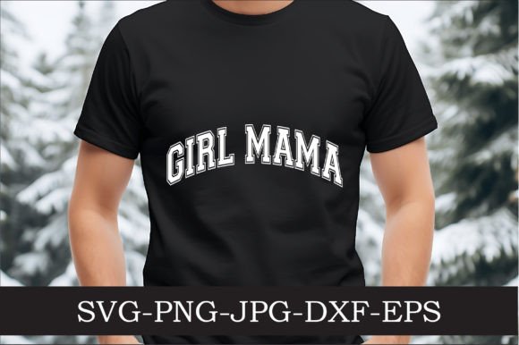 Girl Mama Varsity Letters: Graphics for Crafts & Blogs