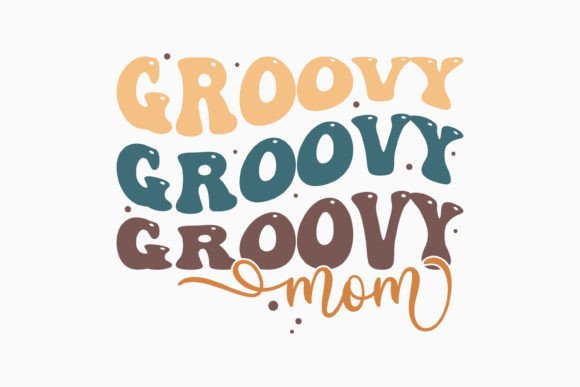 Groovy Mom Retro Mothers Day SVG for Crafts and Graphics