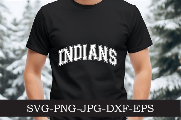 Indians Varsity Letters: Graphics for Crafts