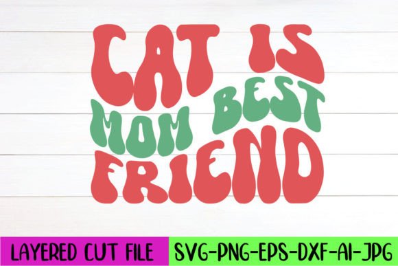 Retro Cat SVG for Crafts and Graphics