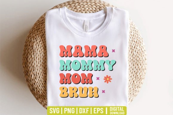 Retro Mama Graphics for Crafts and Branding