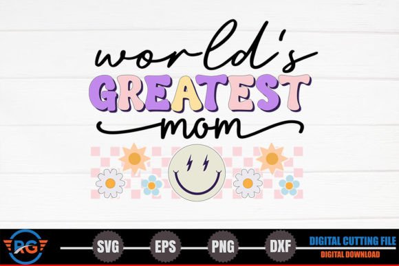 Retro Mom Graphics for Crafts & Branding